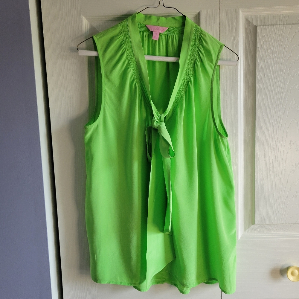 Lime Green Lilly Pulitzer Sleeveless Women's Top